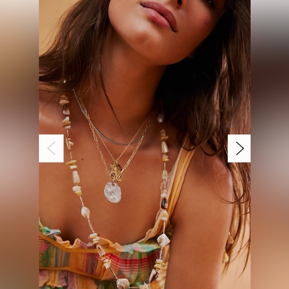 Free People Oversized Coin Necklace - Picture 3 of 7